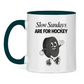 Tasse zweifarbig SLOW SUNDAYS