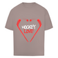 Oversize T-Shirt HOCKEYLOVE STICKHEART