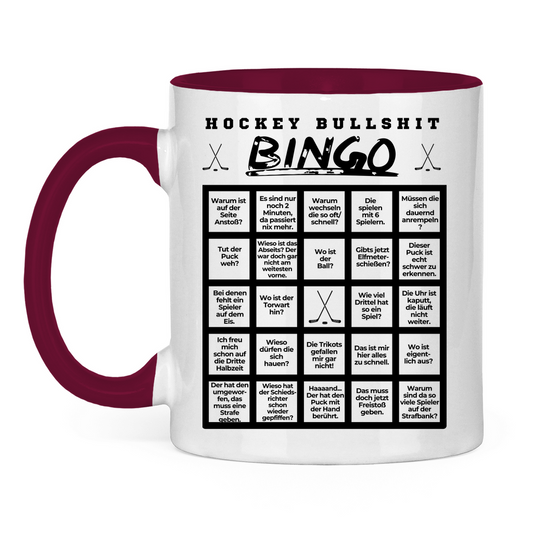 Tasse zweifarbig BULLSHIT BINGO