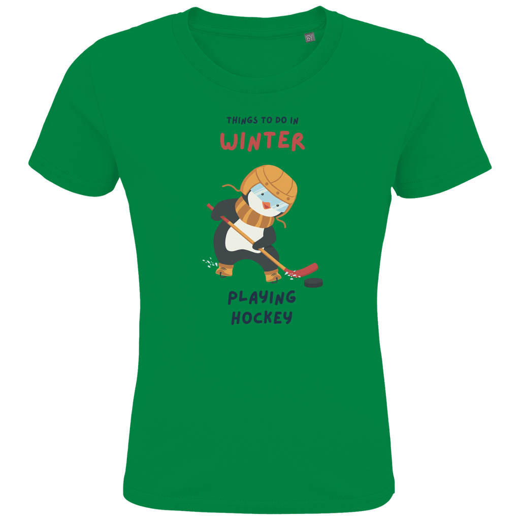 Kids T-Shirt PINGU HOCKEY
