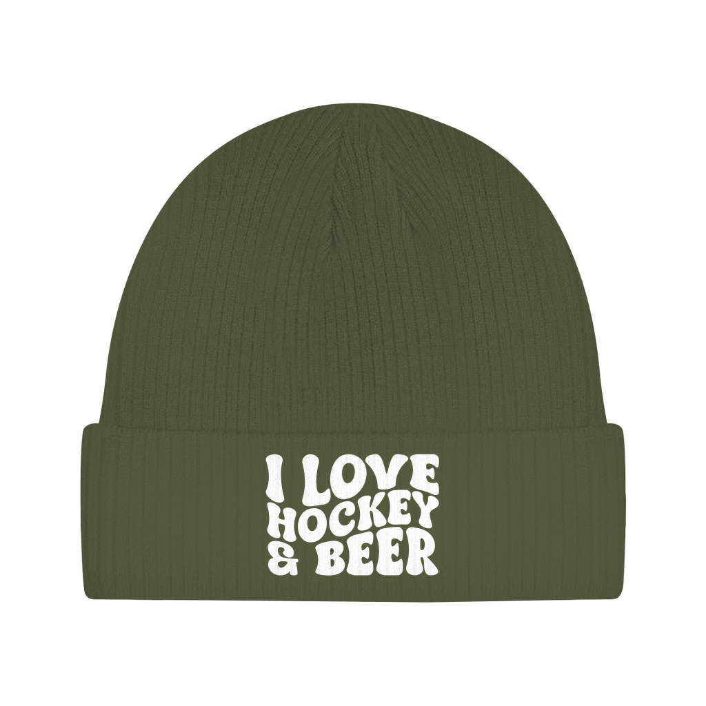 Beanie  I LOVE HOCKEY & BEER