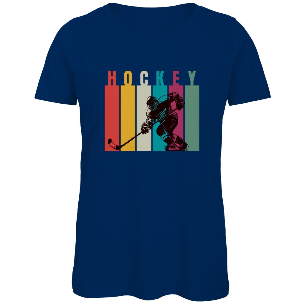 Ladies T-Shirt COLOURFUL HOCKEYPLAYER