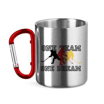 Edelstahltasse ONE TEAM-ONE DREAM GER