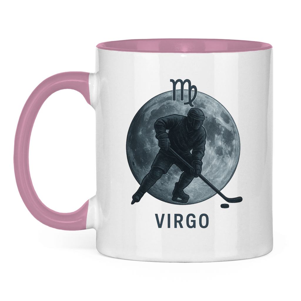 Tasse zweifarbig STERNZEICHEN VIRGO / JUNGFRAU