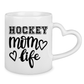 Tasse mit Herzhenkel HOCKEY MOM LIFE