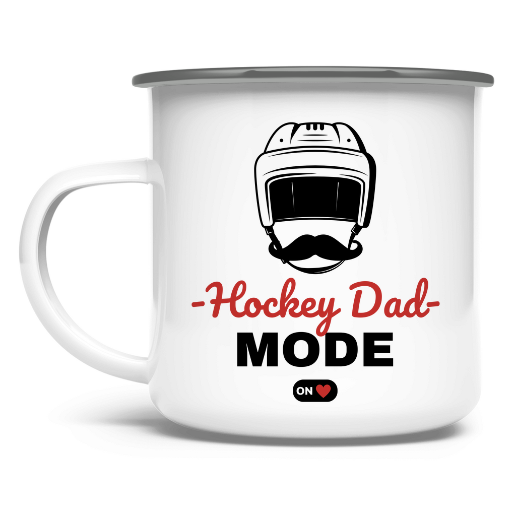 Emaille Tasse HOCKEYDAD MODE