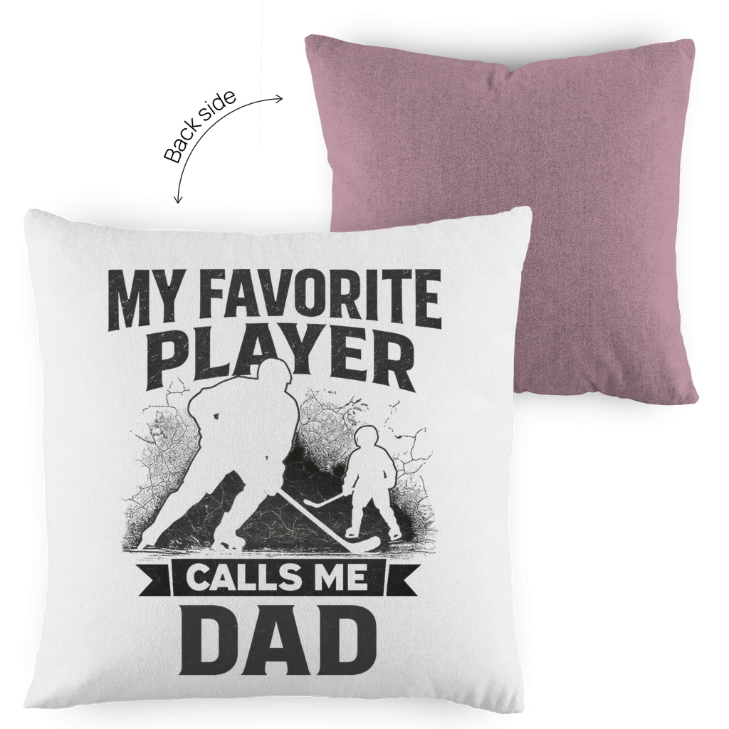 Kopfkissen zweifarbig HOCKEYDAD FAVORITE PLAYER