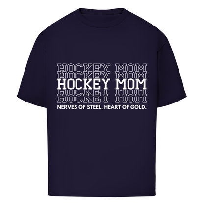 Oversize T-Shirt HOCKEYMOM NERVES & HEART