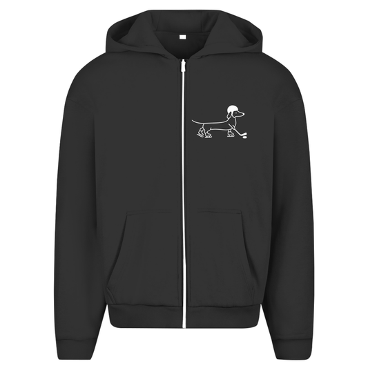 Oversize Zipper HOCKEY DACKEL