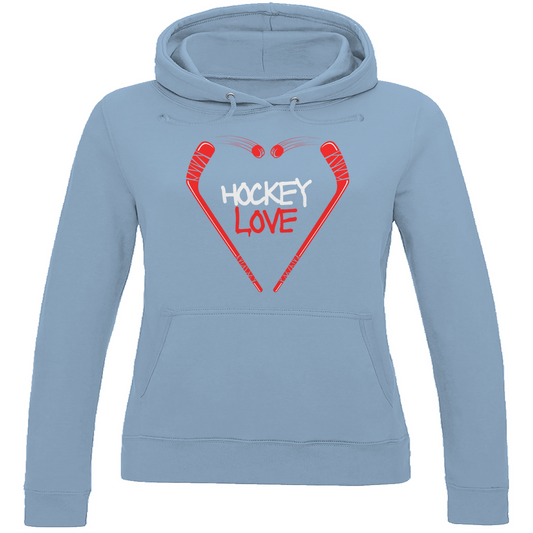 Ladies Hoodie HOCKEYLOVE STICKHEART