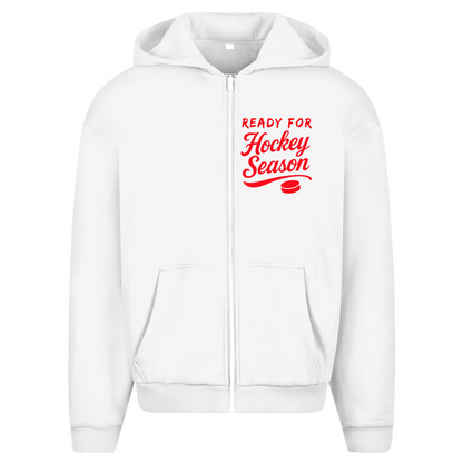 Oversize Zipper READY FOR HOCKEY SEASON (front&back)