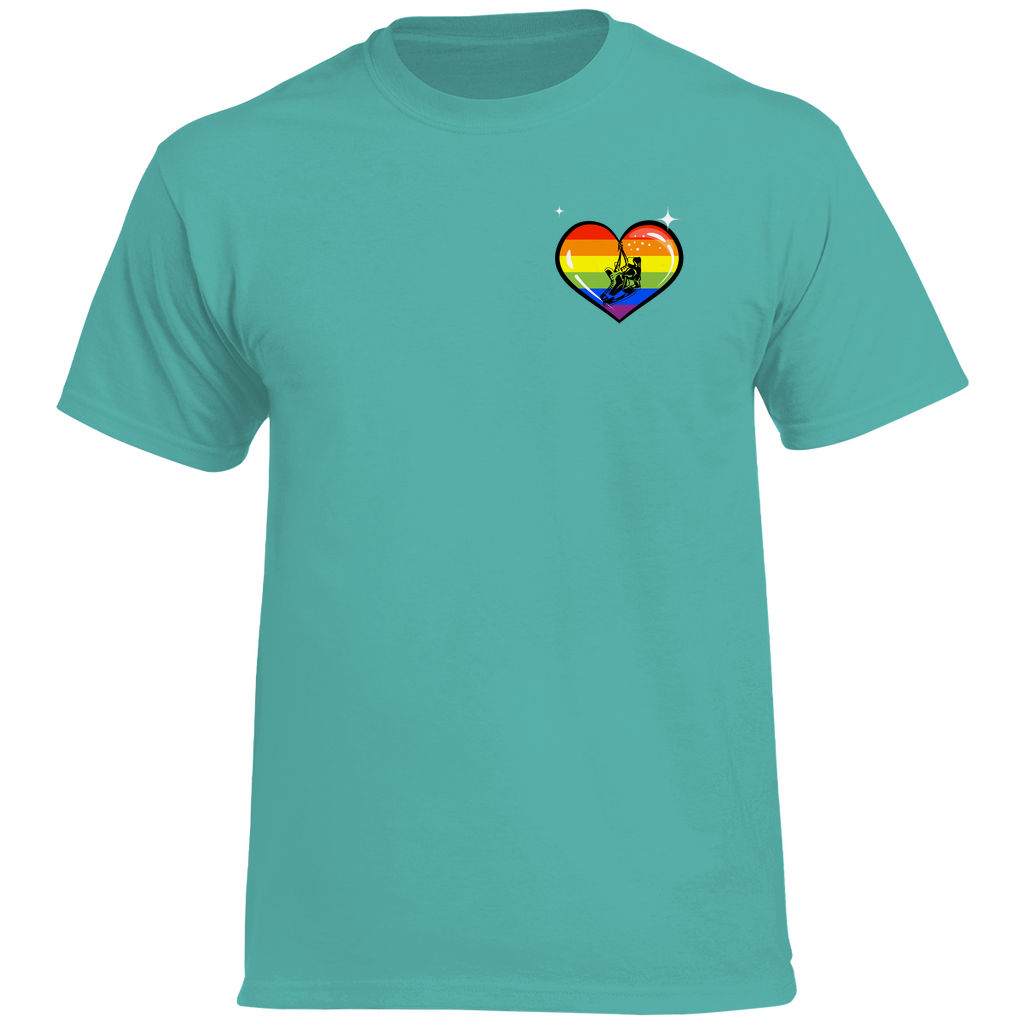 T-Shirt RAINBOW SKATE HEART