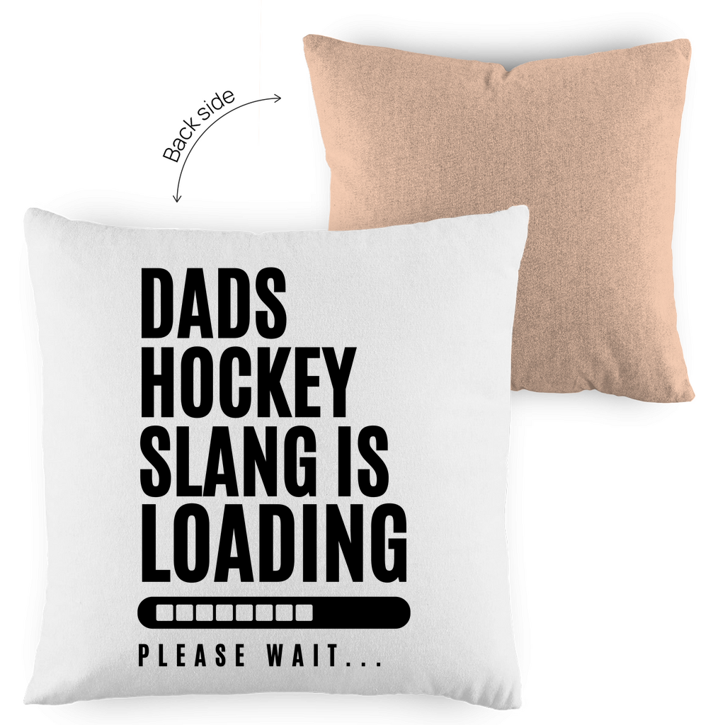 Kopfkissen zweifarbig HOCKEYDADS SLOGAN