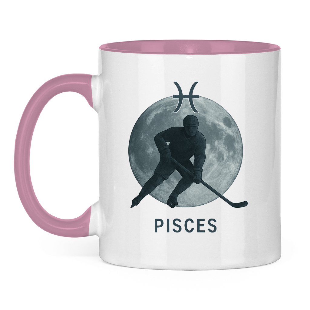 Tasse zweifarbig STERNZEICHEN PISCES / FISCH