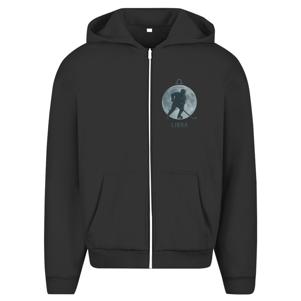 Oversize Zipper STERNZEICHEN LIBRA / WAAGE (front&back)
