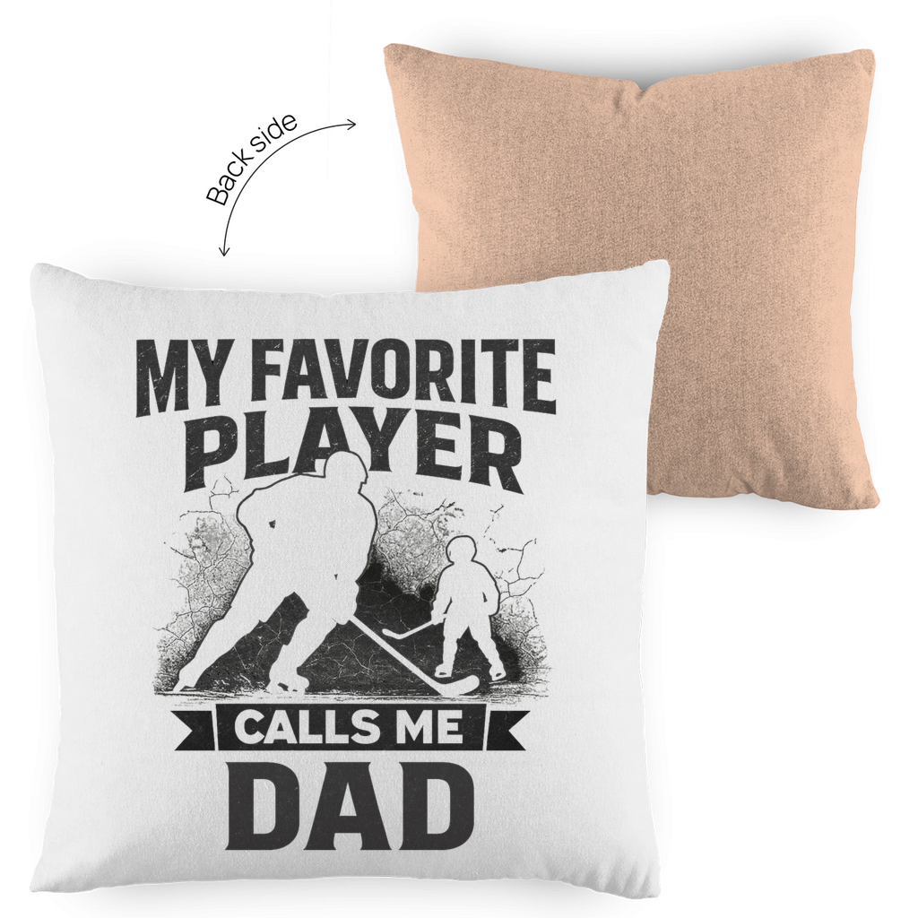 Kopfkissen zweifarbig HOCKEYDAD FAVORITE PLAYER
