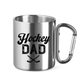 Edelstahltasse HOCKEYDAD