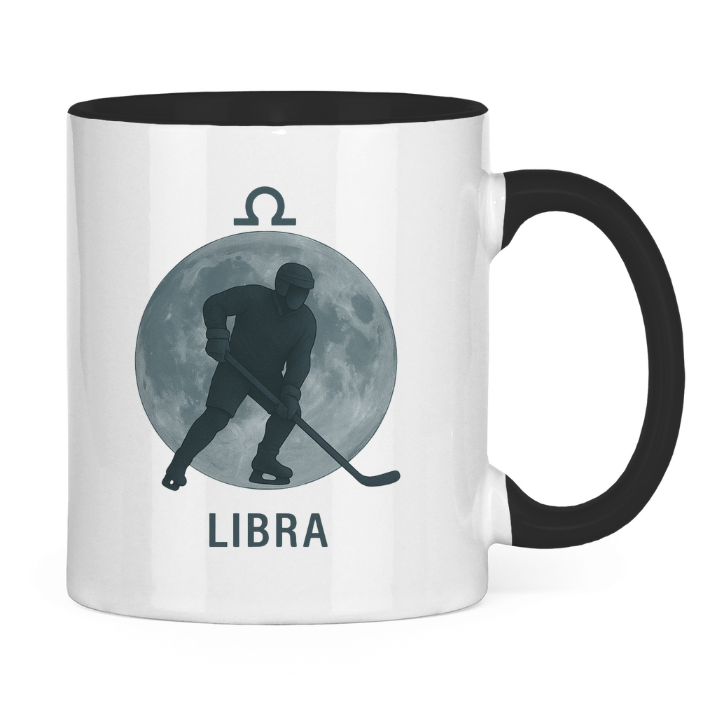Tasse zweifarbig STERNZEICHEN LIBRA / WAAGE