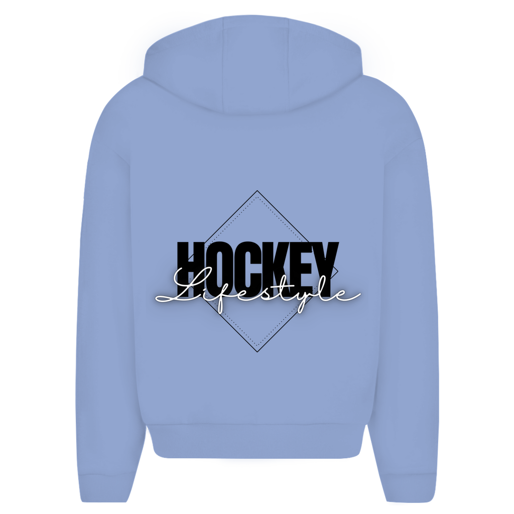 Oversize Zipper HOCKEY LIFESTYLE (front&back)