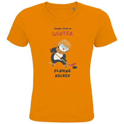 Kids T-Shirt PINGU HOCKEY