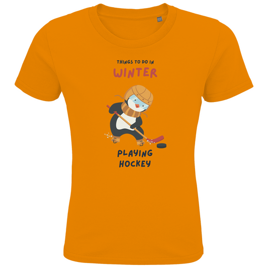 Kids T-Shirt PINGU HOCKEY