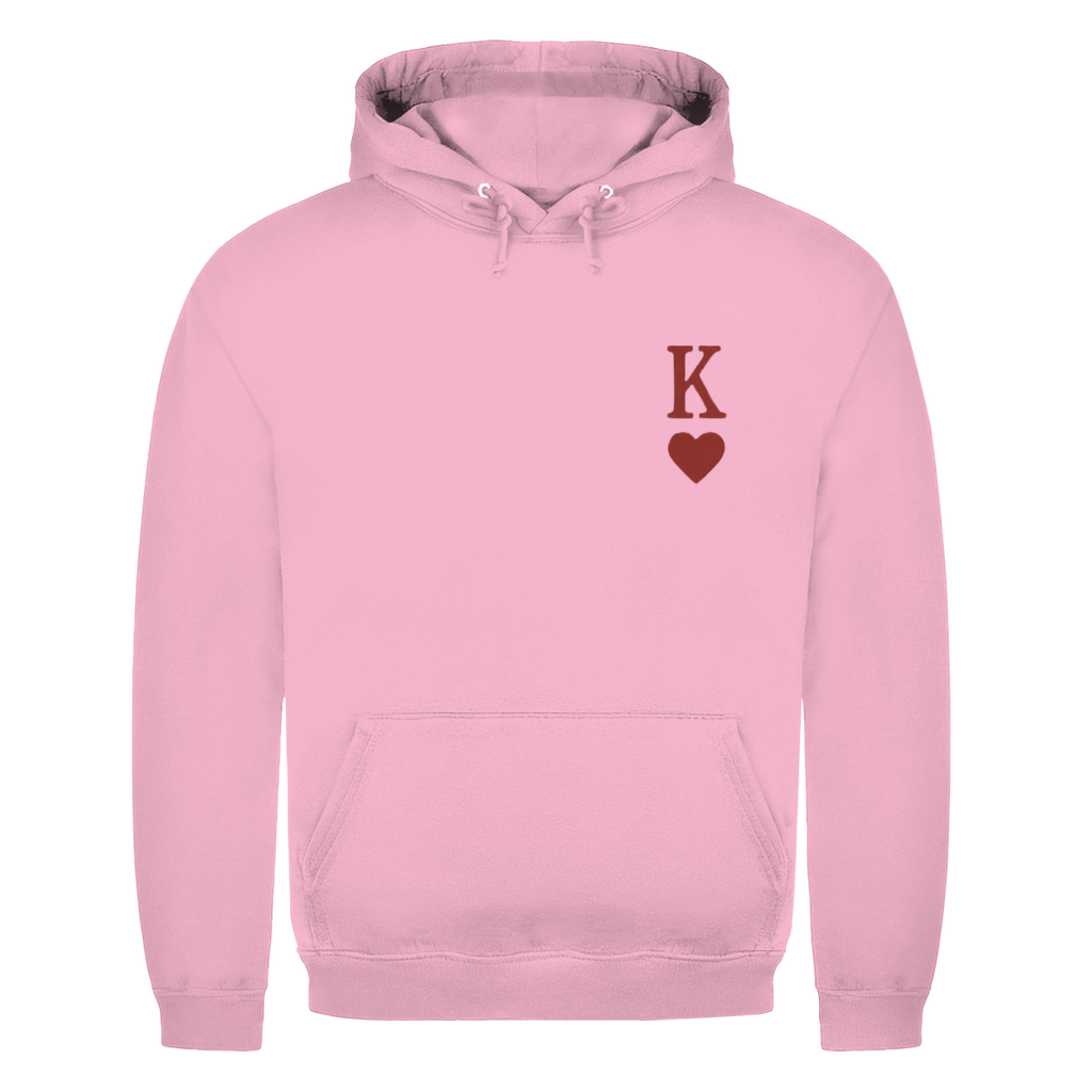 Unisex Hoodie HOCKEY HERZKÖNIG (front&back)