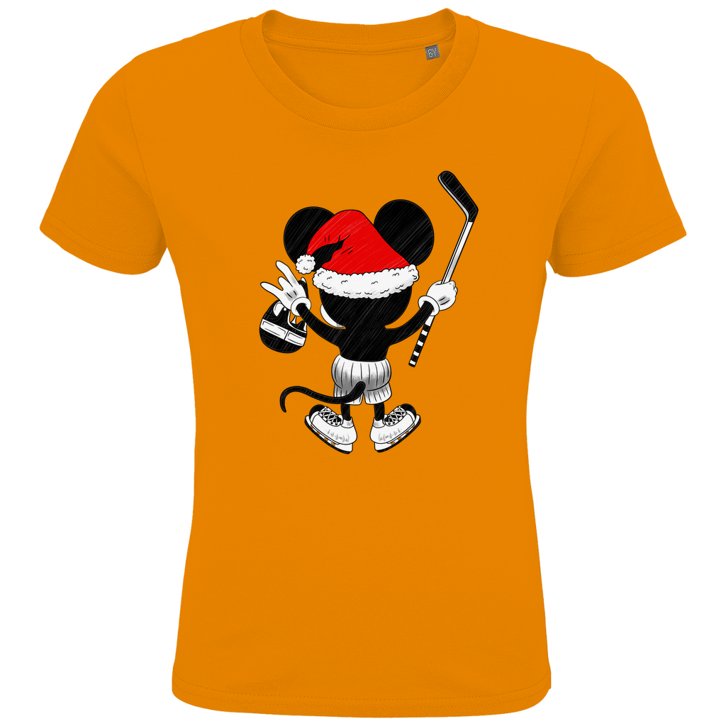 Kids T-Shirt HOCKEY-SANTA-MOUSE