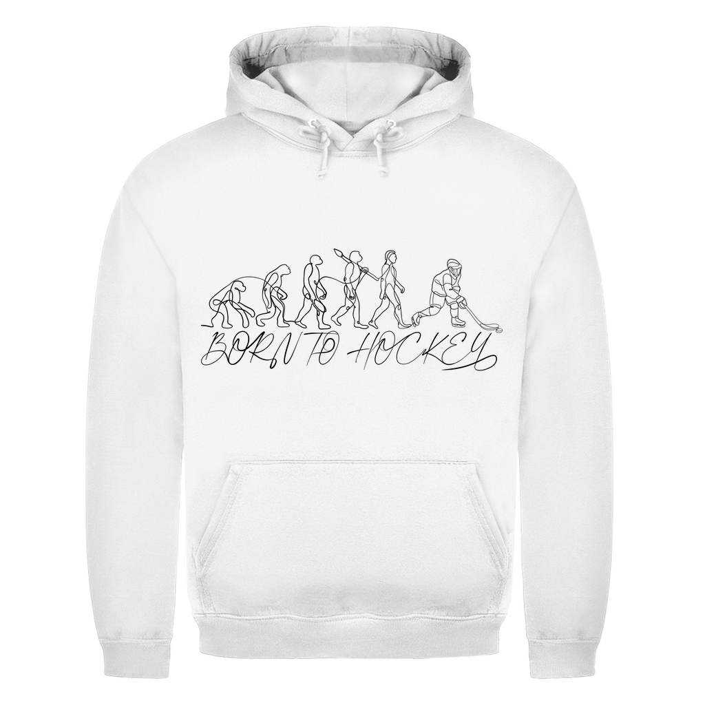 Unisex Hoodie BORN TO HOCKEY EVULUTION