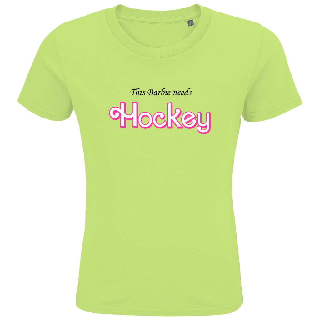 Kids T-Shirt BARBIE NEEDS HOCKEY