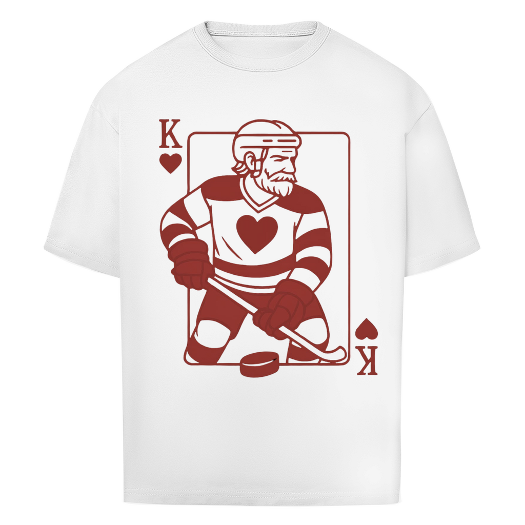 Oversize T-Shirt HOCKEY HERZKÖNIG