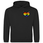 Unisex Hoodie RAINBOW SKATE HEART