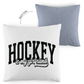 Kopfkissen zweifarbig HOCKEY IS MY GIRLFRIEND