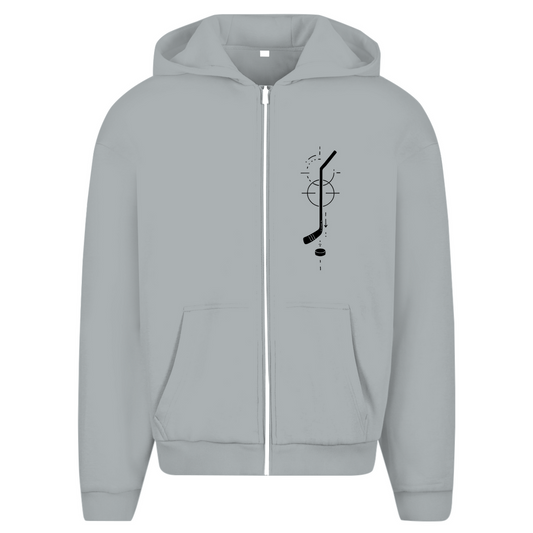 Oversize Zipper HOCKEYSTICK MODERN (front&back)