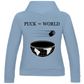 Ladies Hoodie PUCK THE WORLD (front&back)