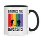 Tasse zweifarbig EMBRACE THE DIVERSITY