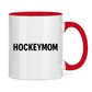 Tasse zweifarbig HOCKEYMOM BRAIN