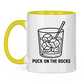 Tasse zweifarbig PUCK ON THE ROCKS