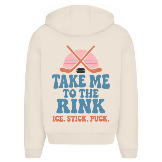 Oversize Zipper TAKE ME TO THE RINK (back)
