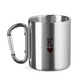 Edelstahltasse HOCKEY HERZKÖNIG