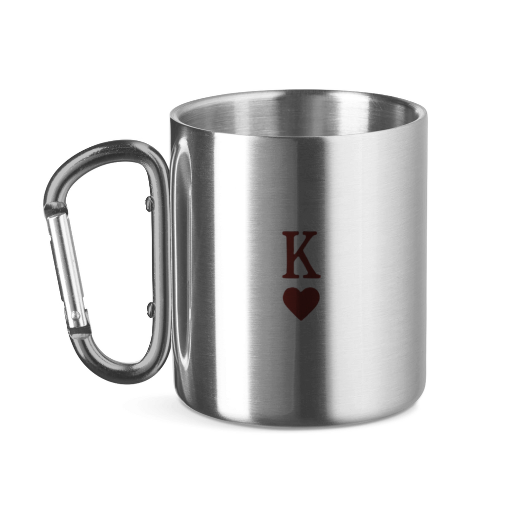Edelstahltasse HOCKEY HERZKÖNIG