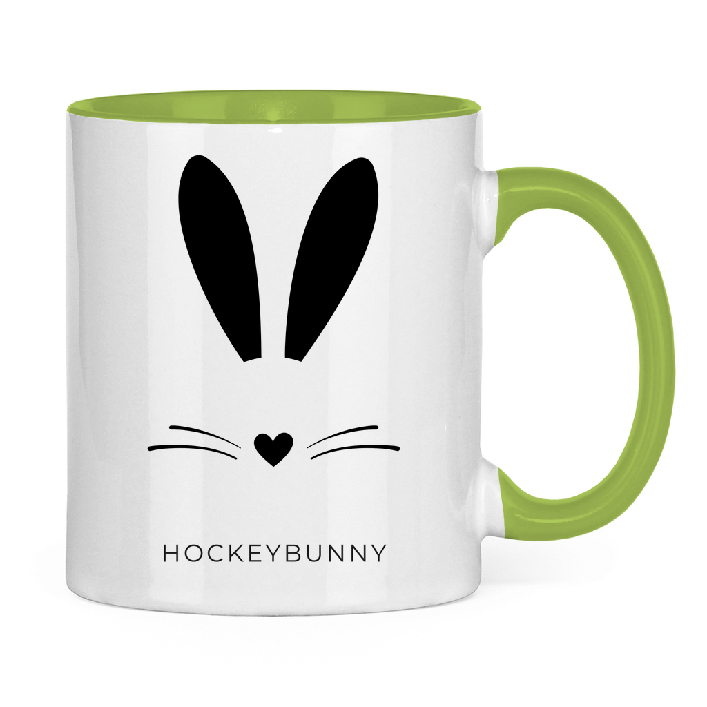Tasse zweifarbig HOCKEYBUNNY