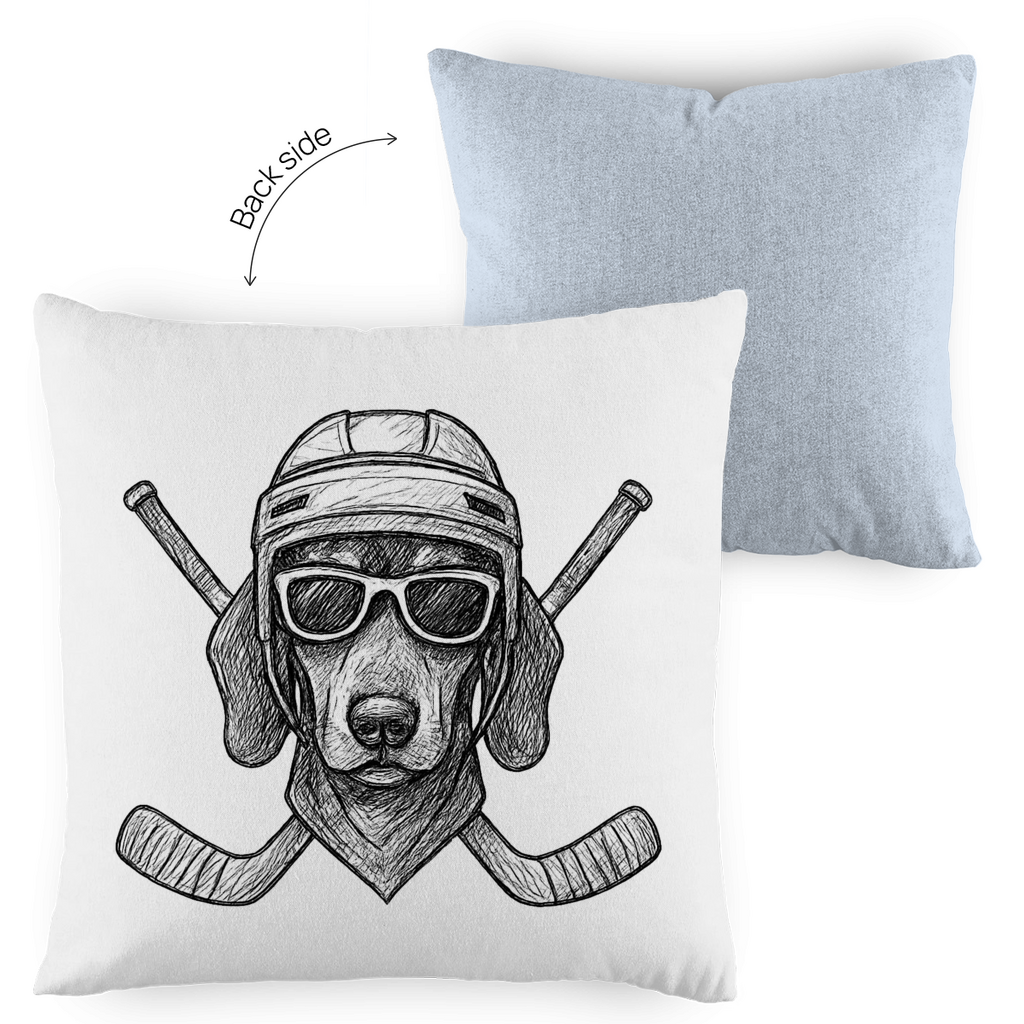 Kopfkissen zweifarbig COOL HOCKEYDOG