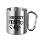 Edelstahltasse HOCKEY MOM LIFE