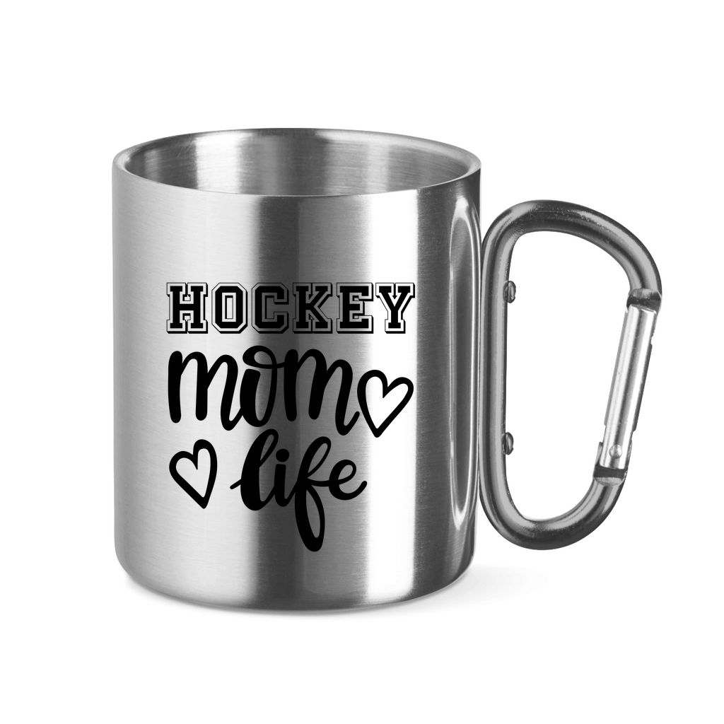 Edelstahltasse HOCKEY MOM LIFE