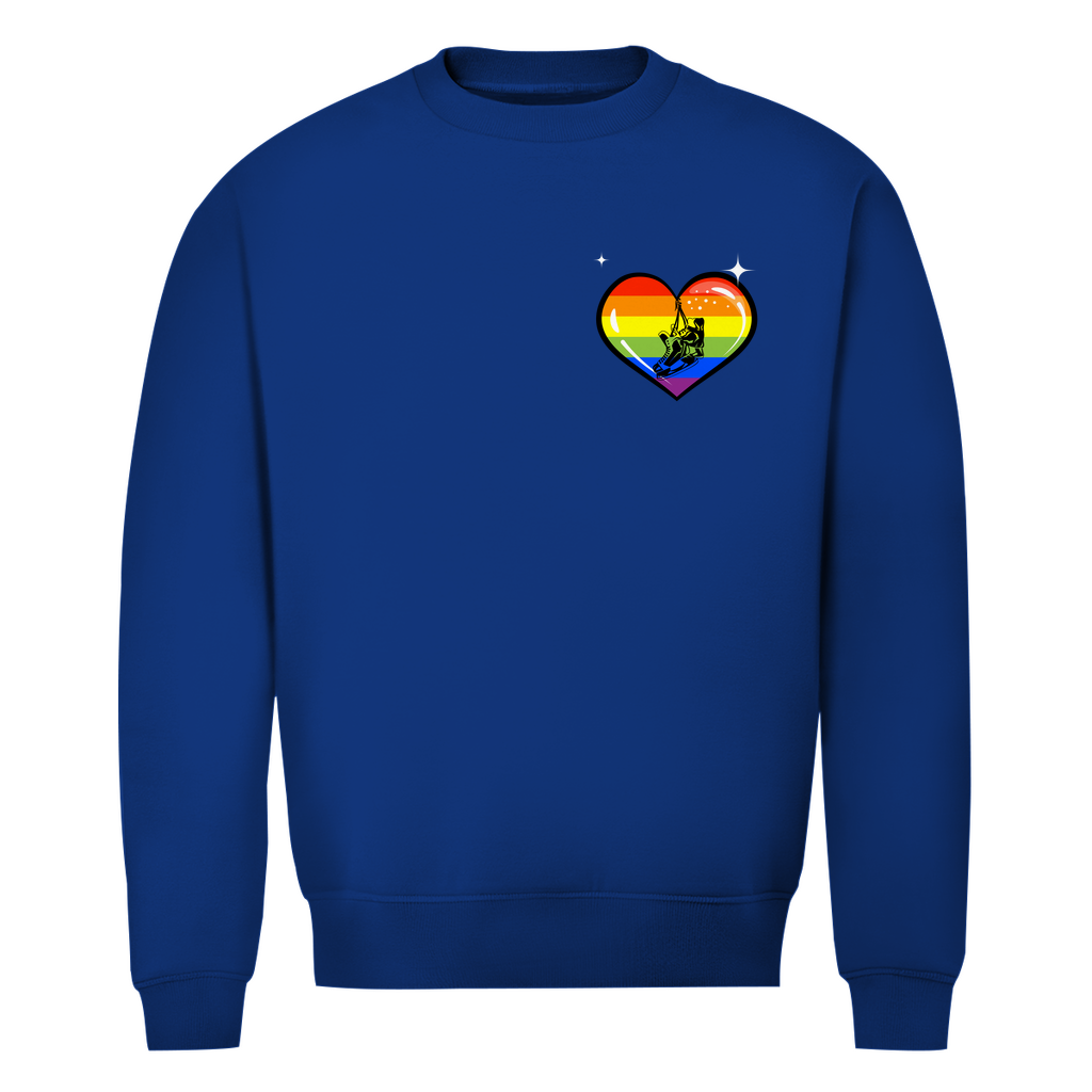 Unisex Sweatshirt RAINBOW SKATE HEART