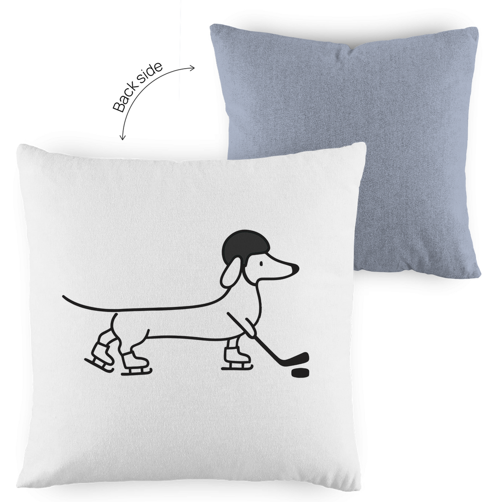 Kopfkissen zweifarbig HOCKEY DACKEL