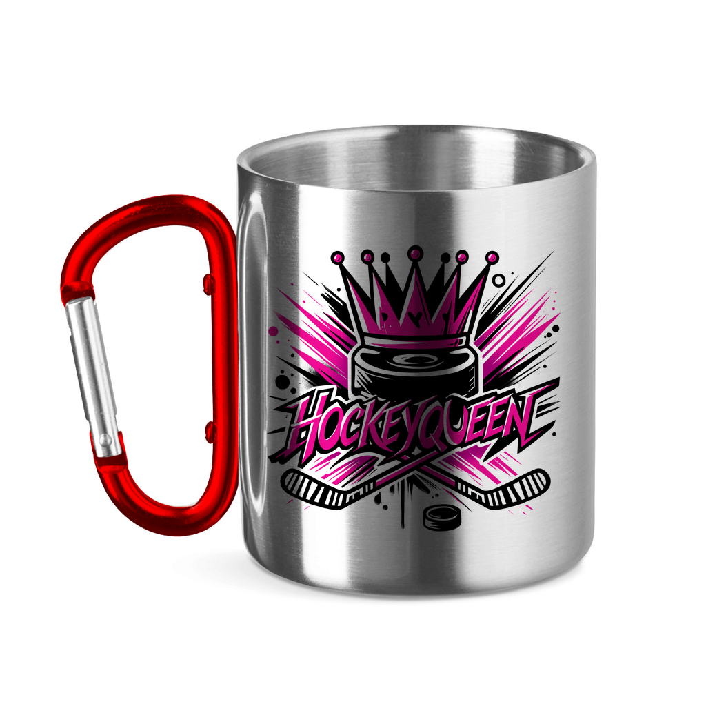 Edelstahltasse HOCKEYQUEEN