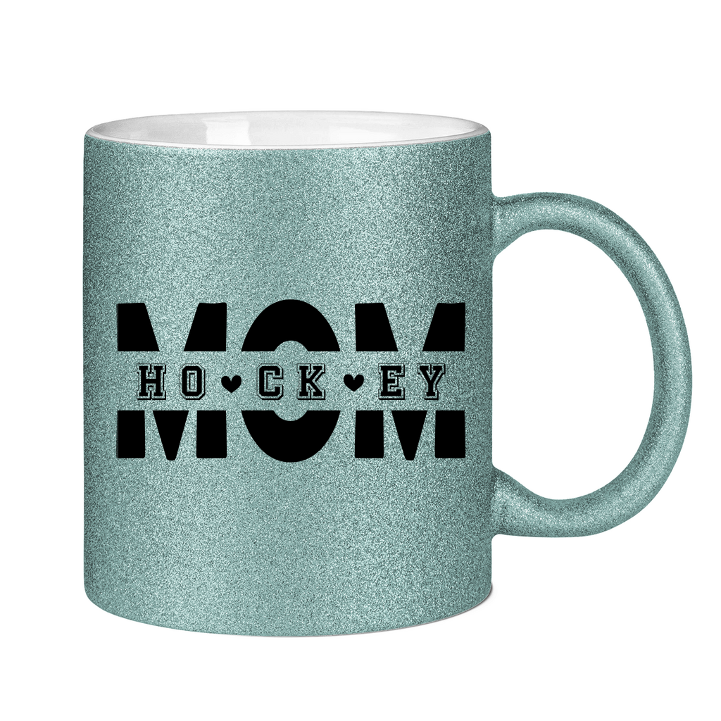 Glitzertasse HOCKEYMOM