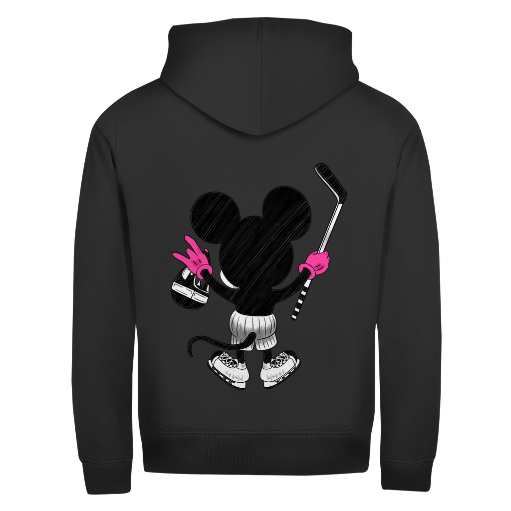 Unisex Zipper HOCKEYMOUSE PINK (back)