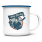 Emaille Tasse AHOJ-HOCKEY VINTAGE